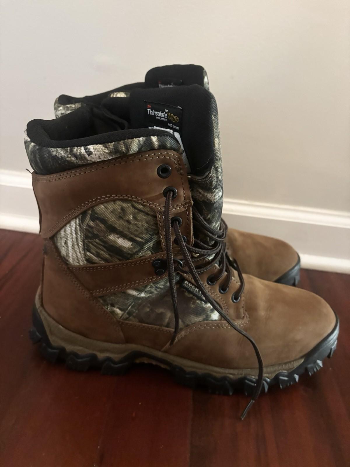 ROCKY 3m Thinsulate 400 Gram Boots Weatherproof Men’s Size 11.5 NEW