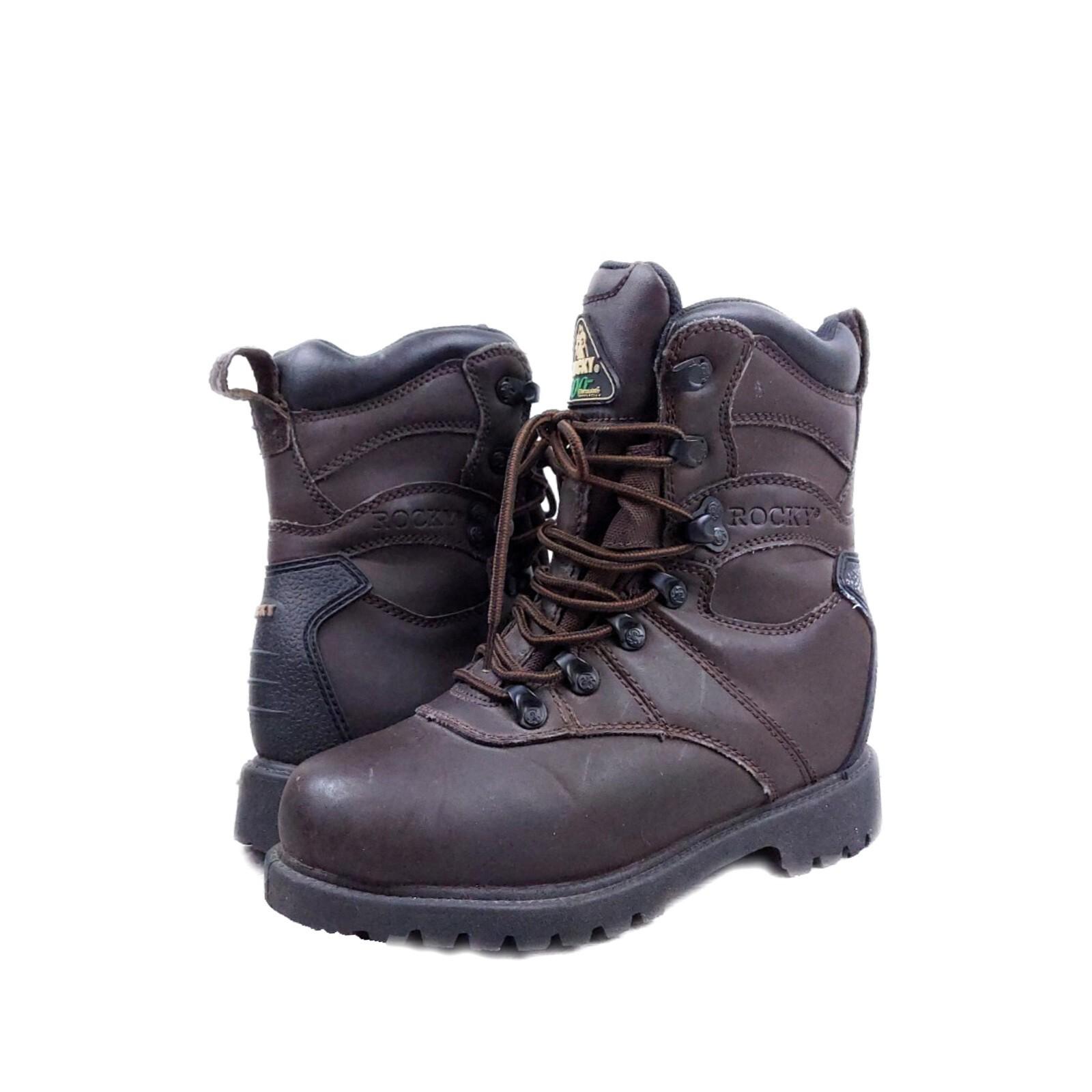 Rocky Sport 600g Insulated Waterproof Leather Lace Up Boots Men 4 Women 6 New!