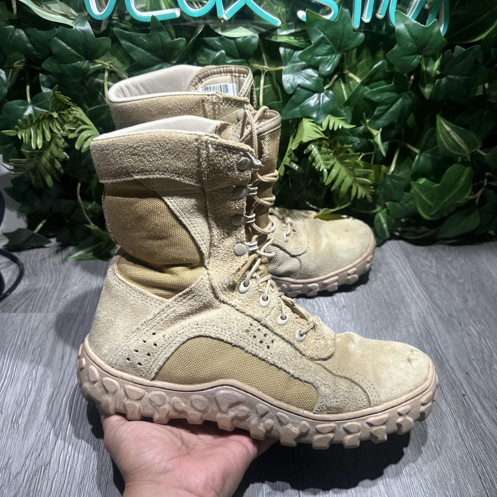 Rocky Sv2 Men Size 10.5 M Special Ops Military Combat Boot Coyote Brown Tan USA