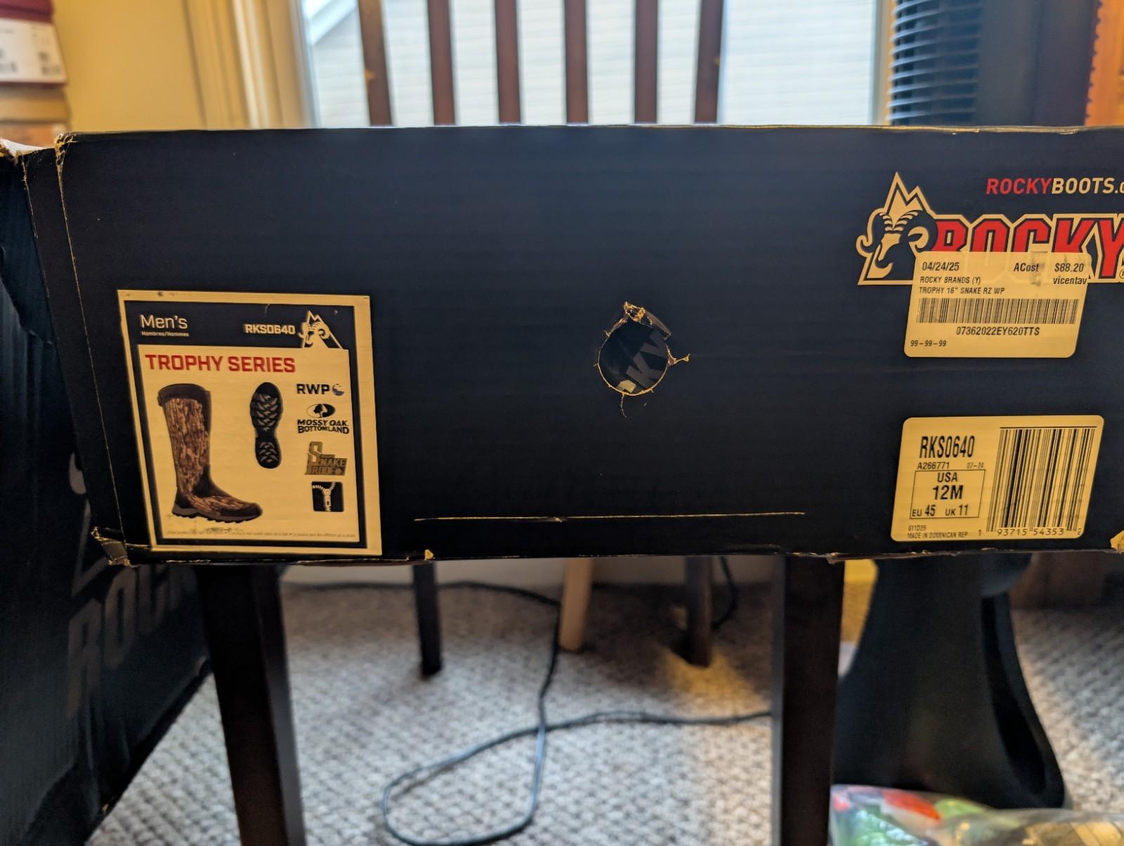 Rocky Trophy Series Waterproof Pull-On Boot Men’s 12M Mossy Oak