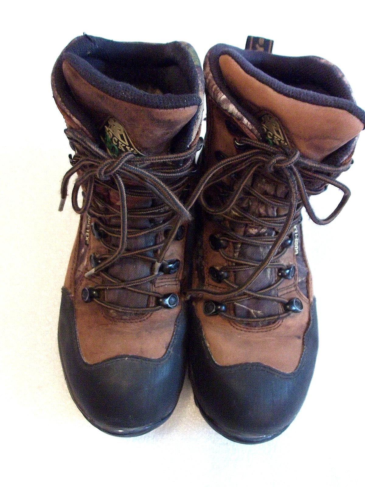 Rocky 800 Gram Thinsulate Gortex Women Boots w/Vibram Soles size 6 1/2 Wide