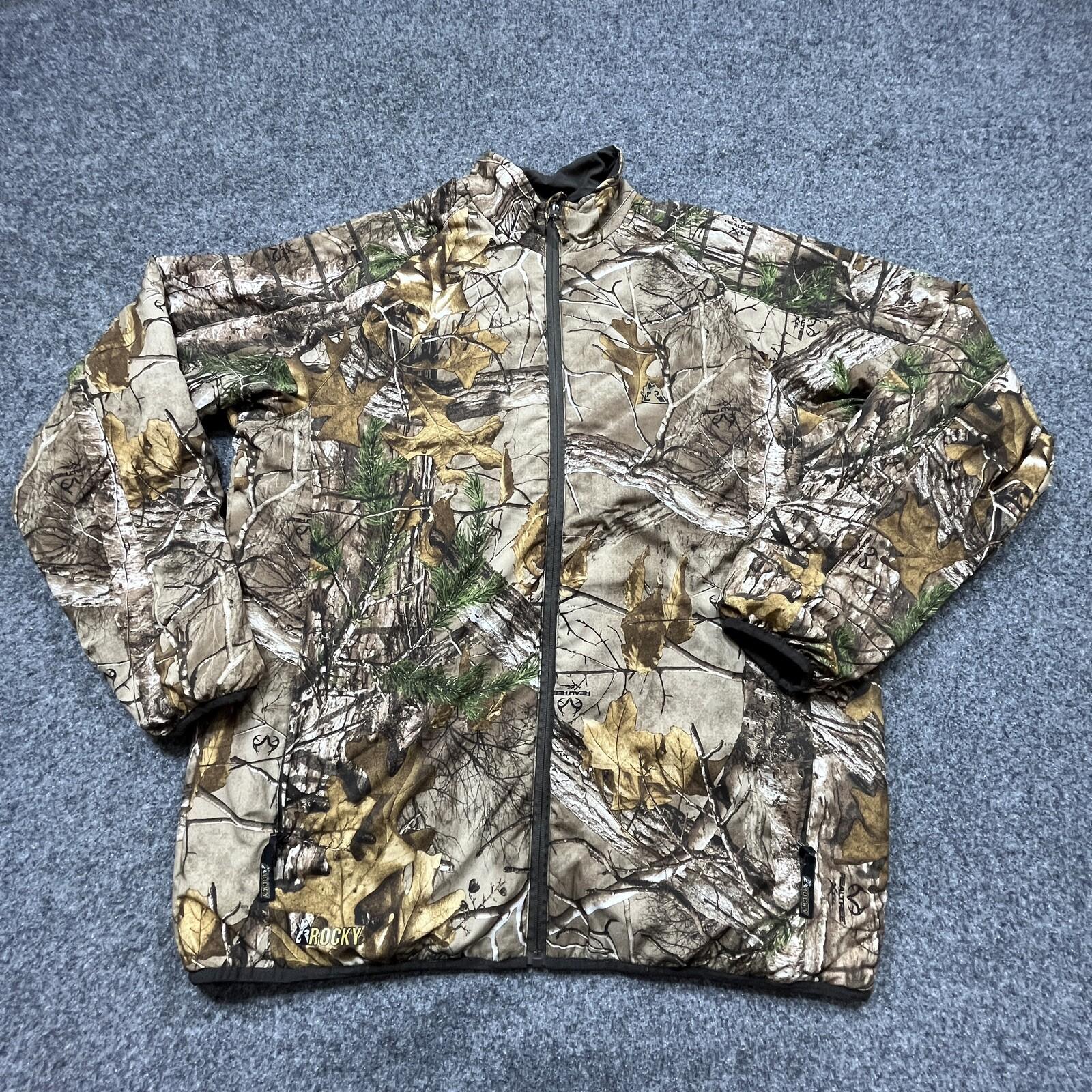 Rocky Realtree Camo Jacket Mens Size XL Camouflage Coat Hunting Scent IQ Atomic