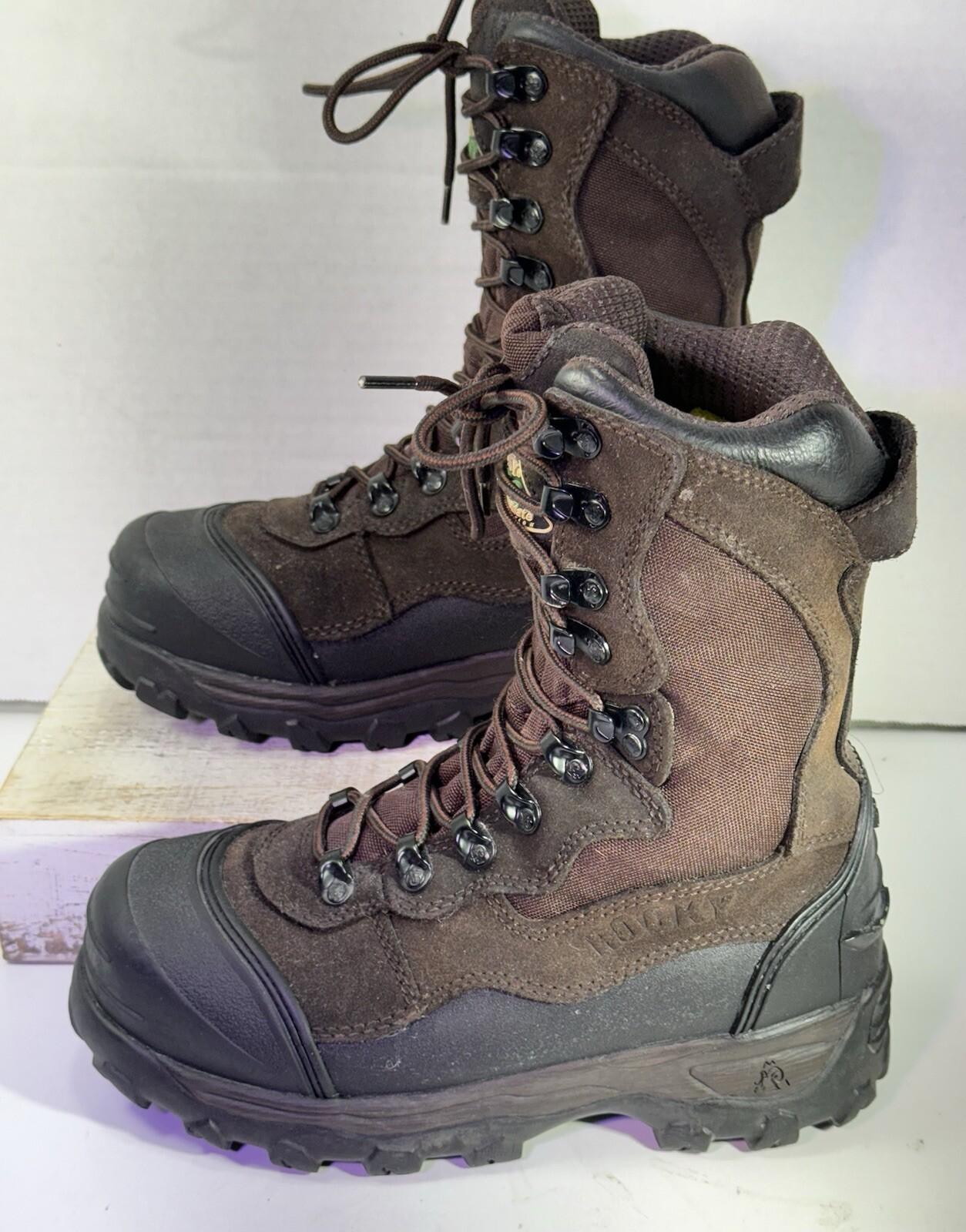 🔥 ROCKY Blizzard Stalker Boots ~ 1200 Gr Trinsulate Men’s Sz 6 Waterproof 4468