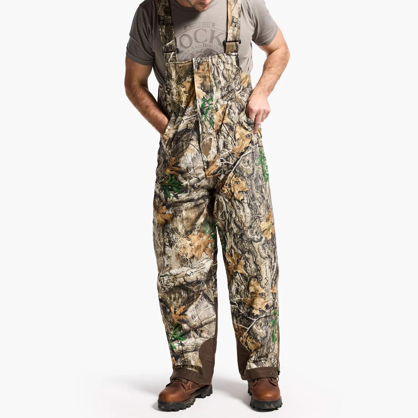 Rocky ProHunter Waterproof Insulated Bibs, 3XL, Realtree Edge Camo, 600429