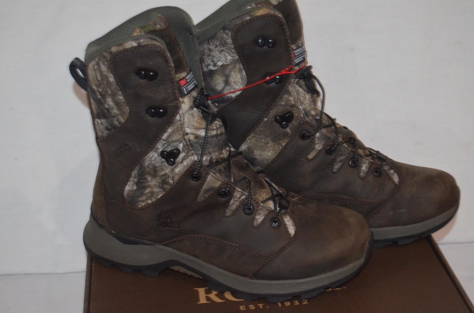 Rocky Men’s Trophy 9″ Waterproof Insulated Hunting Boots, 800 Gram, sz9D