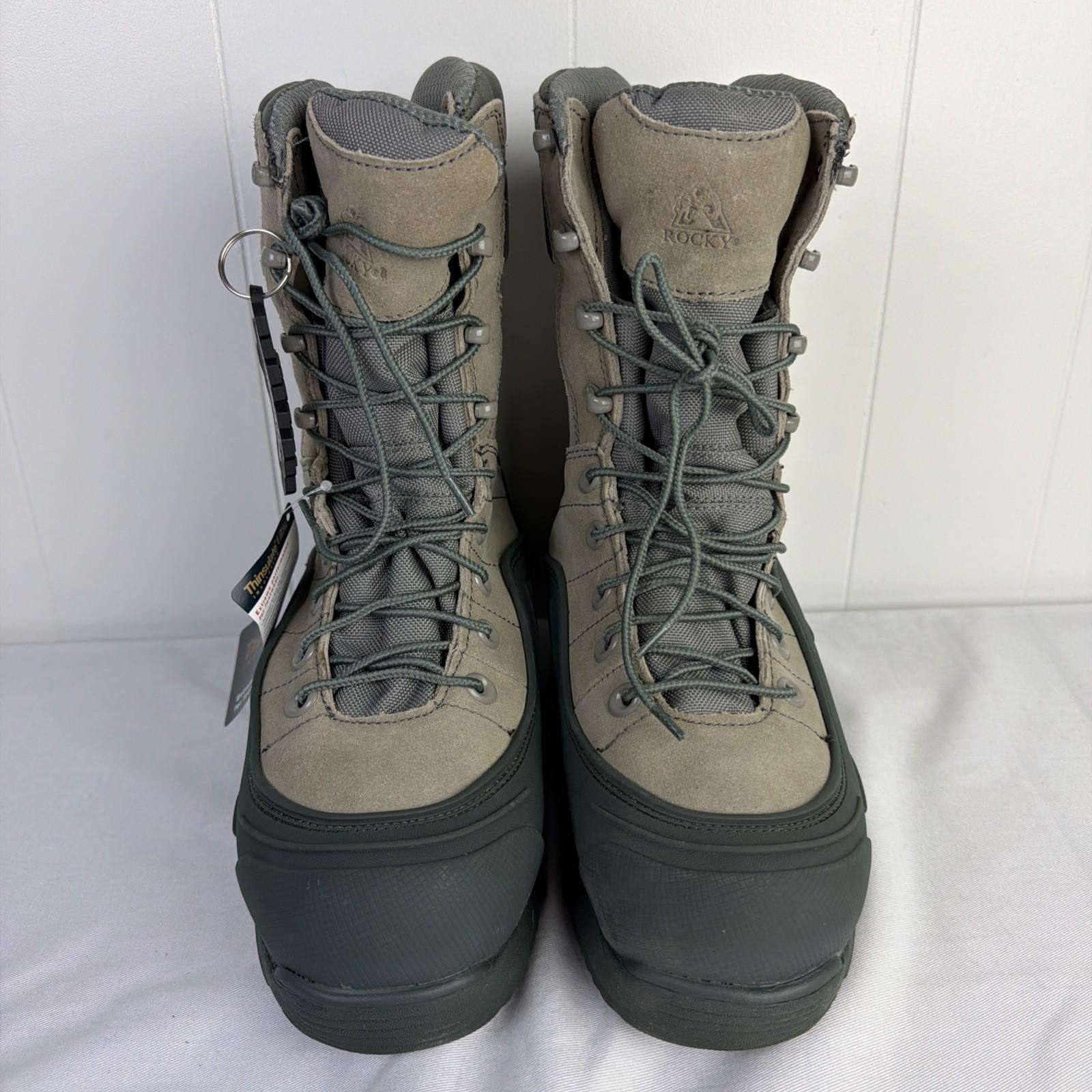 Rocky Blizzard Stalker Boots Sage 1200 Gram Waterproof Thinsulate Men’s Size 6M