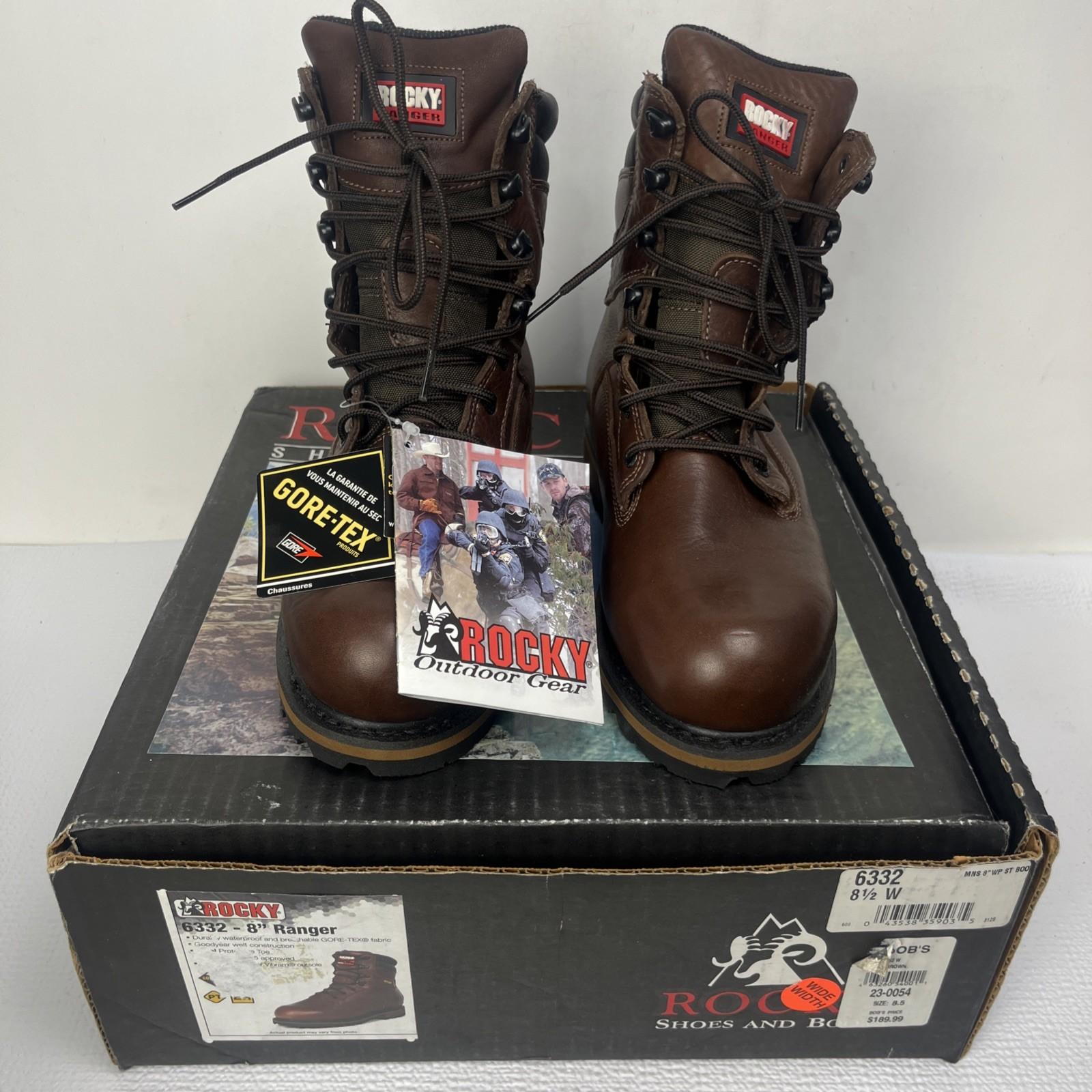 ROCKY RANGER GORE-TEX® Waterproof Insulated Boots 6332 Size 8.5 Wide Men – NEW