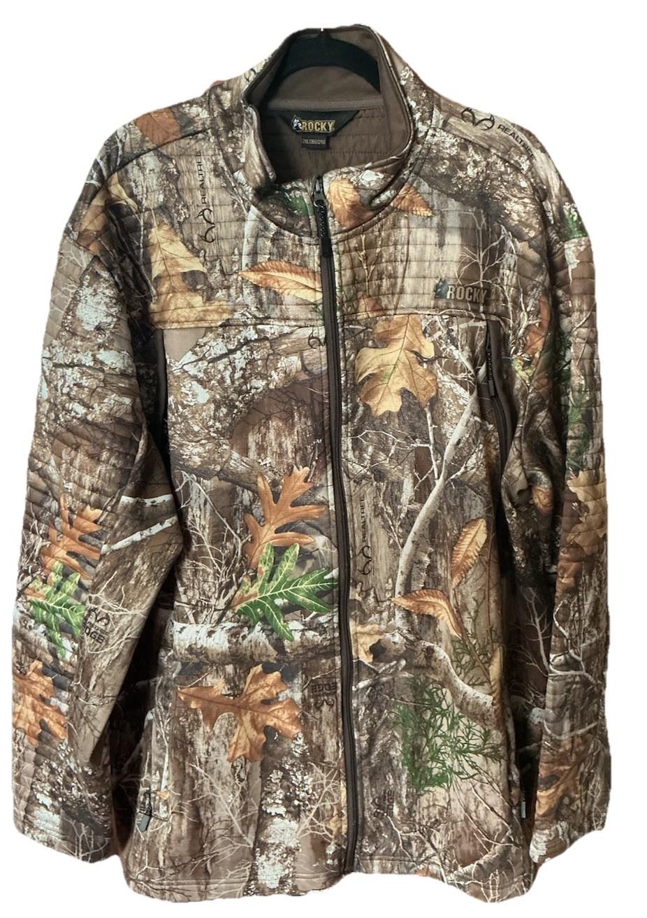 Rocky Jacket Mens 2XL  Camo Realtree AP HD Camouflage Insulated Full Zip Hunting