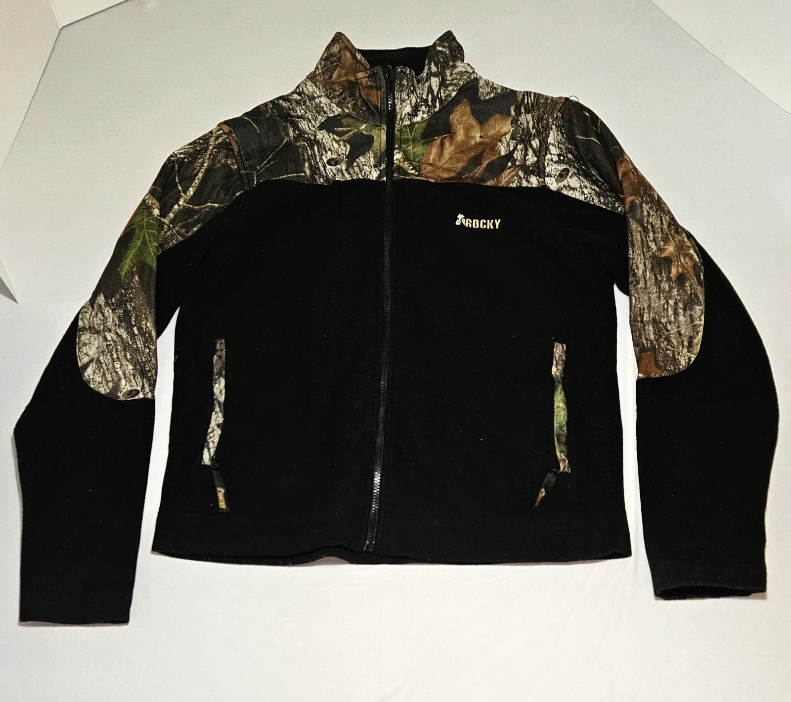 Rocky Realtree Camo Fleece Jacket – Men’s Size M – Full Zip Outdoor Hunting Coat