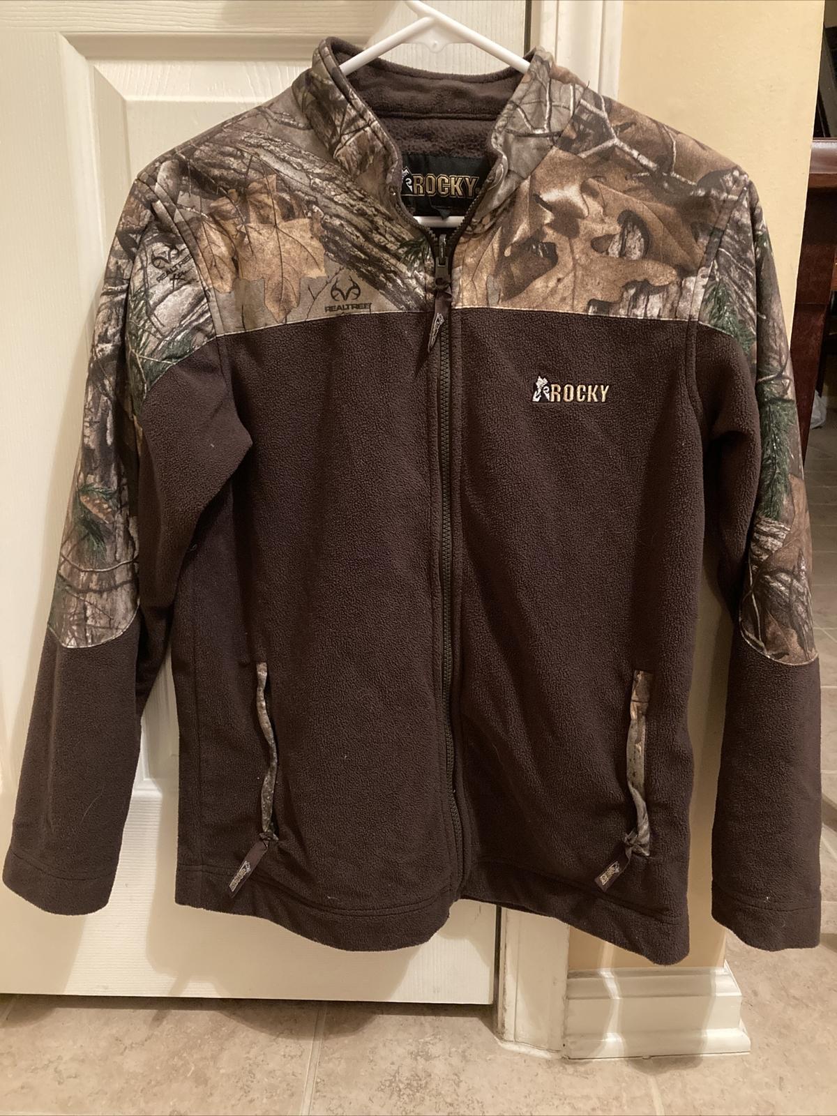 Rocky Silenthunter Boys Fleece Full Zip Jacket Realtree Size XL Zippered Pockets