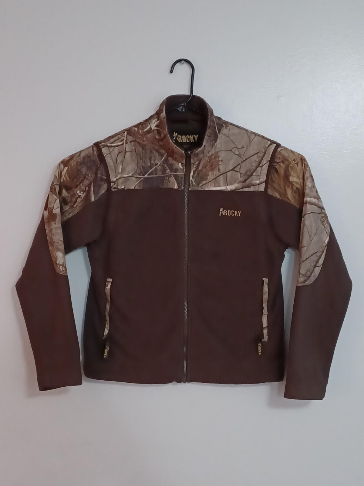 Rocky Silenthunter Boys Fleece Full Zip Jacket Realtree Size M Zippered Pockets