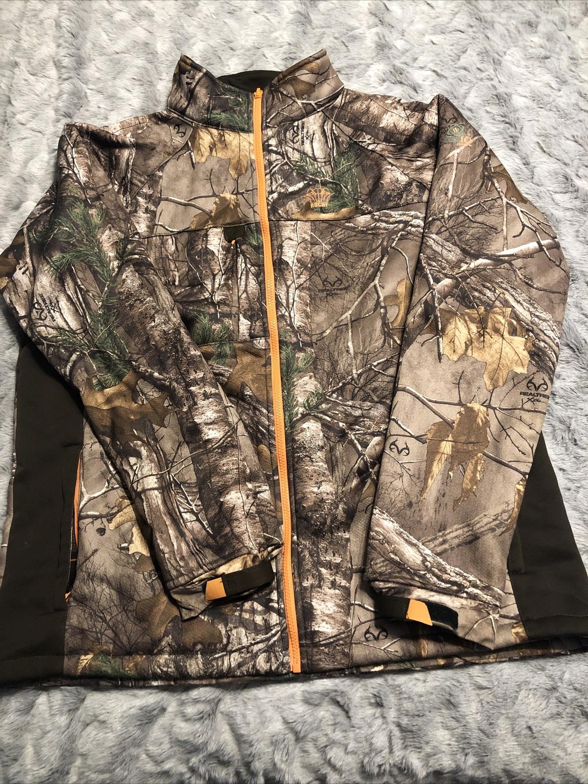 Rocky Athletic Mobility Soft Shell Jacket Sz X-Large Real Tree Camo Scent IQ