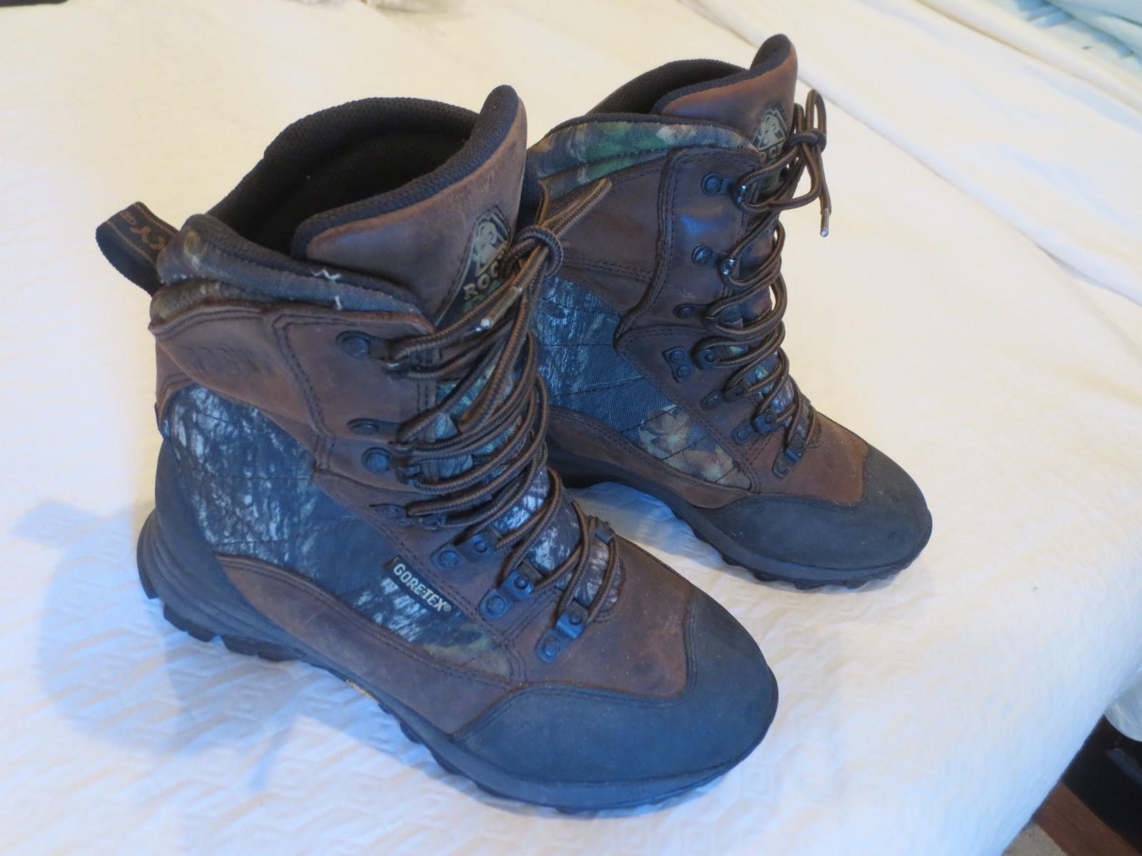 Rocky Camo Hunting Boots Waterproof 400 g Thinsulate Women’s 8 Goretex Wrn Twice