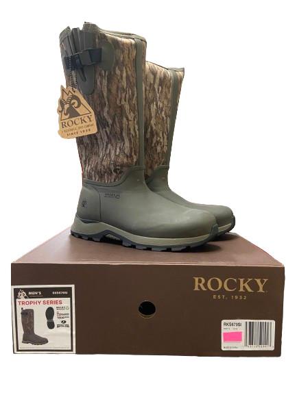 Rocky Trophy Series 14″ Waterproof 1000 Grams Rubber Hunting Boots RKS679SI