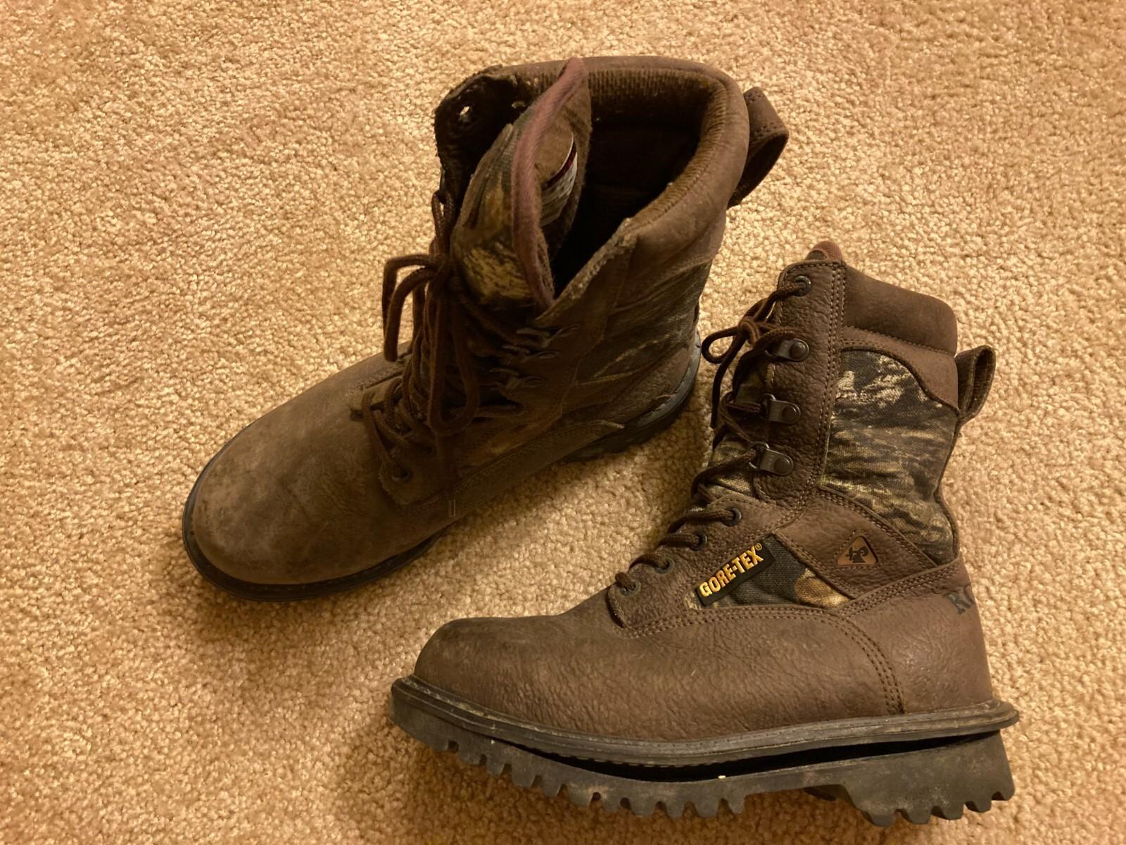 Rocky Womens Size 8M Boots Ranger Style 4221 Waterproof Camouflaged Brown