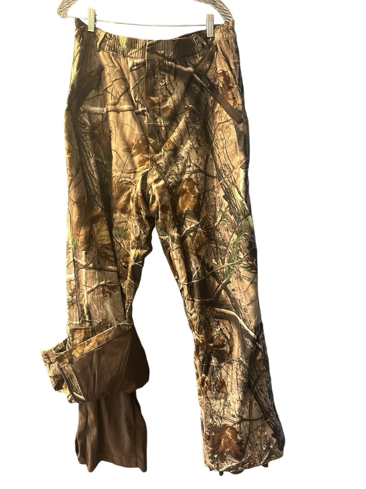 NEW Men’s (L) ROCKY Realtree AP Camo Silent Hunter Insulated Pants Zipper Leg