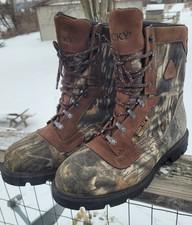 ROCKY SPORT UTILITY 600G INSULATED WATERPROOF Hard Toed Camo BOOTS. Men’s 9 EW.
