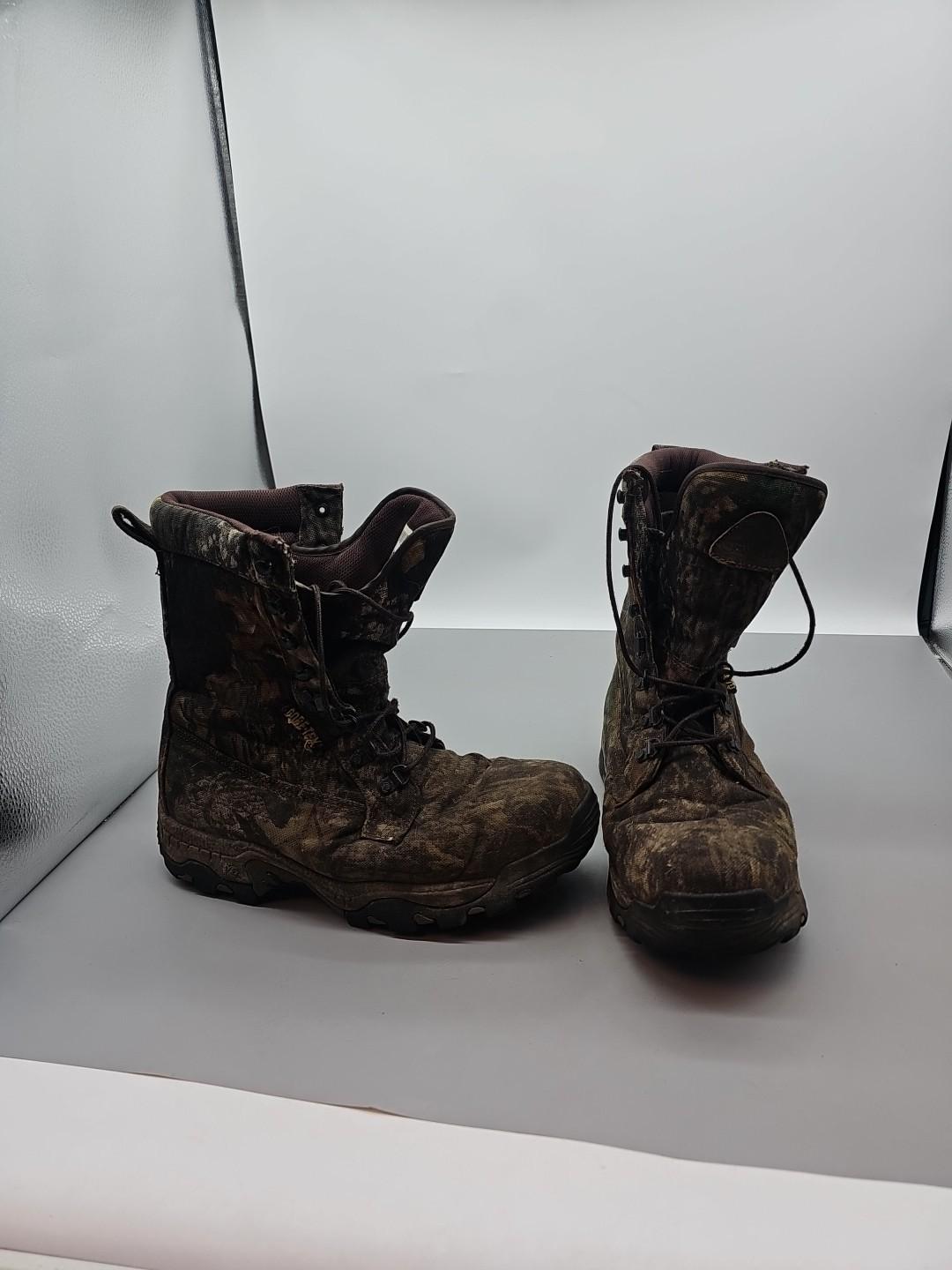 Rocky Gore-Tex Hunting  Boots Mens 10.5 W Camoflague Waterproof Combat