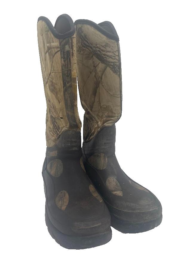 Rocky MudSox hunting boots Men’s 16″ Waterproof Insulated Camo realtree Size 10