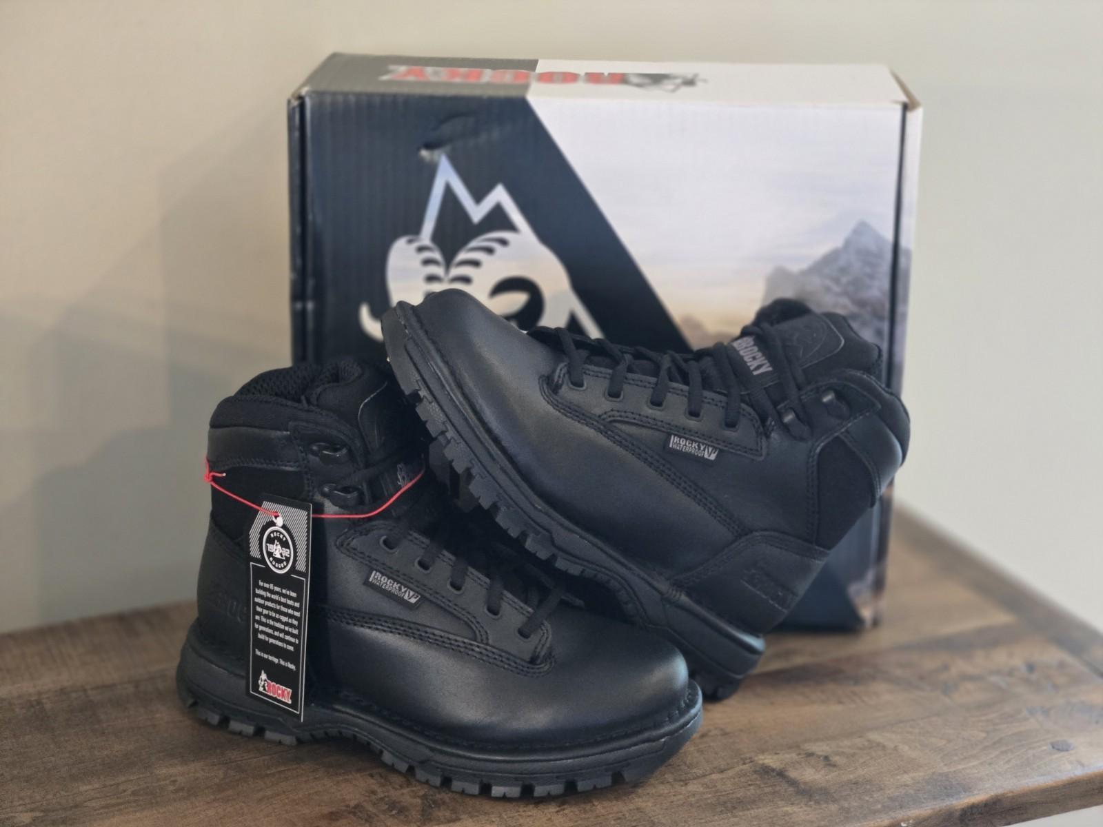 Rocky Women’s Portland 6″ Waterproof Side-Zip Tactical Boots, Black – 6.0 REG