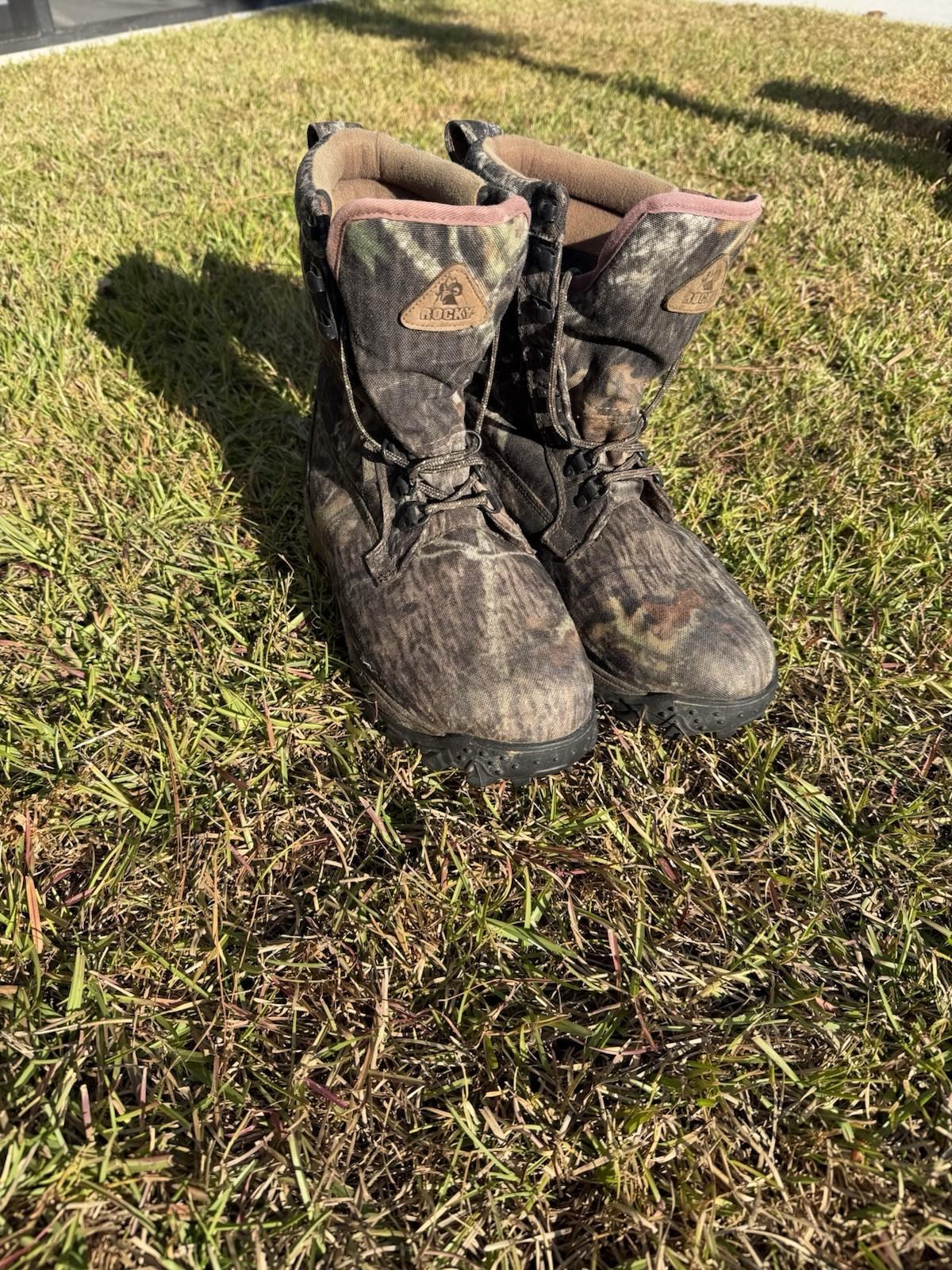 Rocky Prowler 800 8” Insulated Waterproof Hunting Boots Size 12