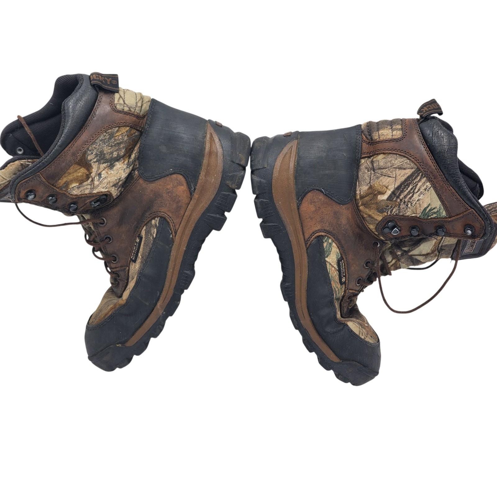 Rocky Boots Men 9 Waterproof Camo 400g Thinsulate Hunting Hiking FQ0004754