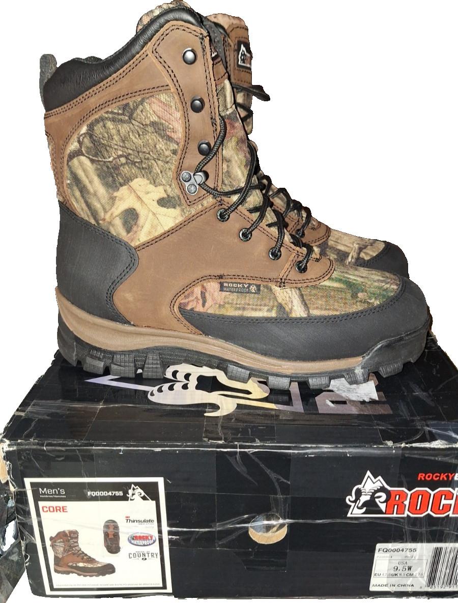 Rocky mens 9.5W Core Waterproof 800G Insulated Outdoor Boot fq0004755 hunting