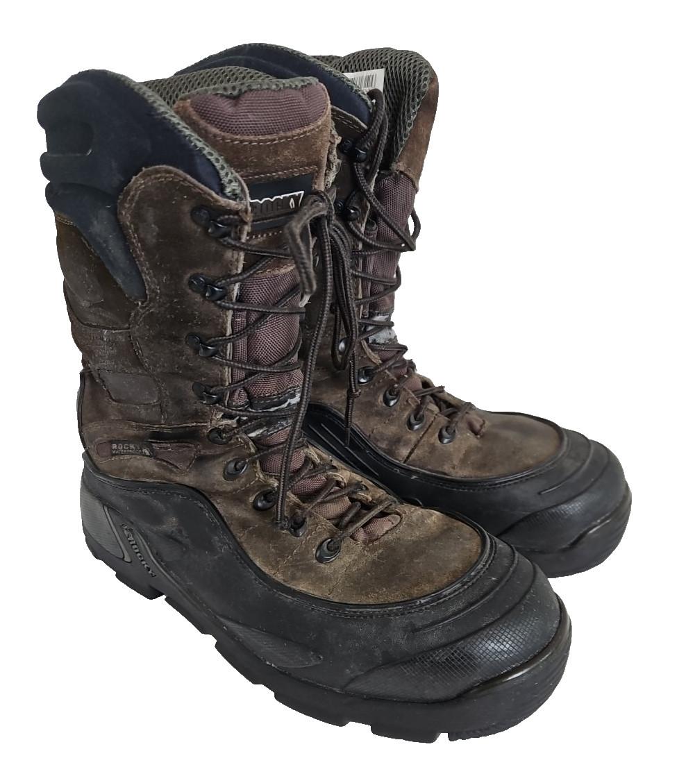 Rocky Blizzard Stalker Brown Size 13 M FQ0005454 Hunting Waterproof Boots