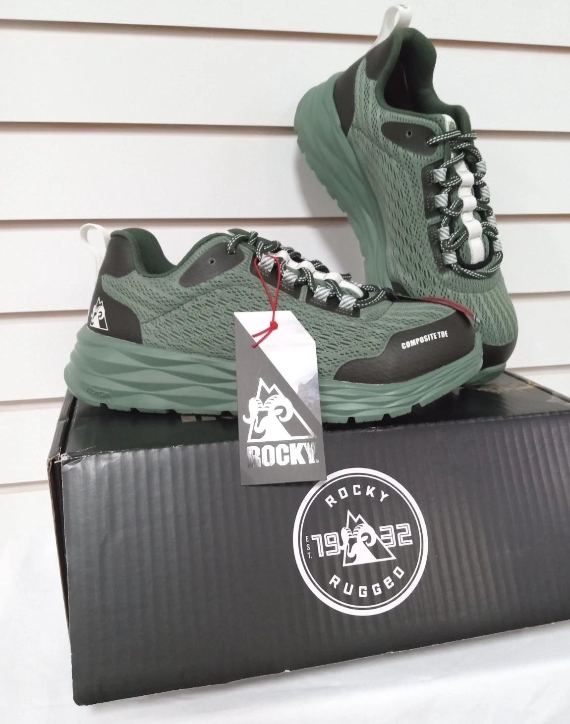 NIB Women’s Size 8 Rocky SR Athletix Green Composite Boots Slip Resisting Nice!