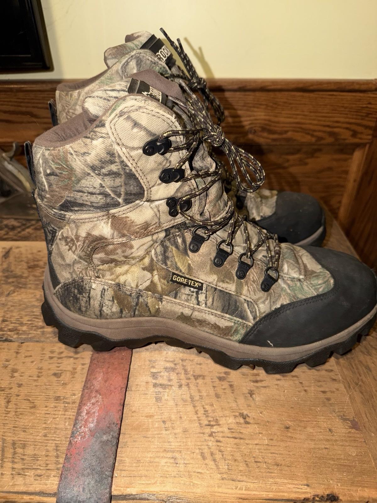 Rocky Lynx 8″ Gore-Tex Waterproof Hunting Boots Camo Mens Size 13
