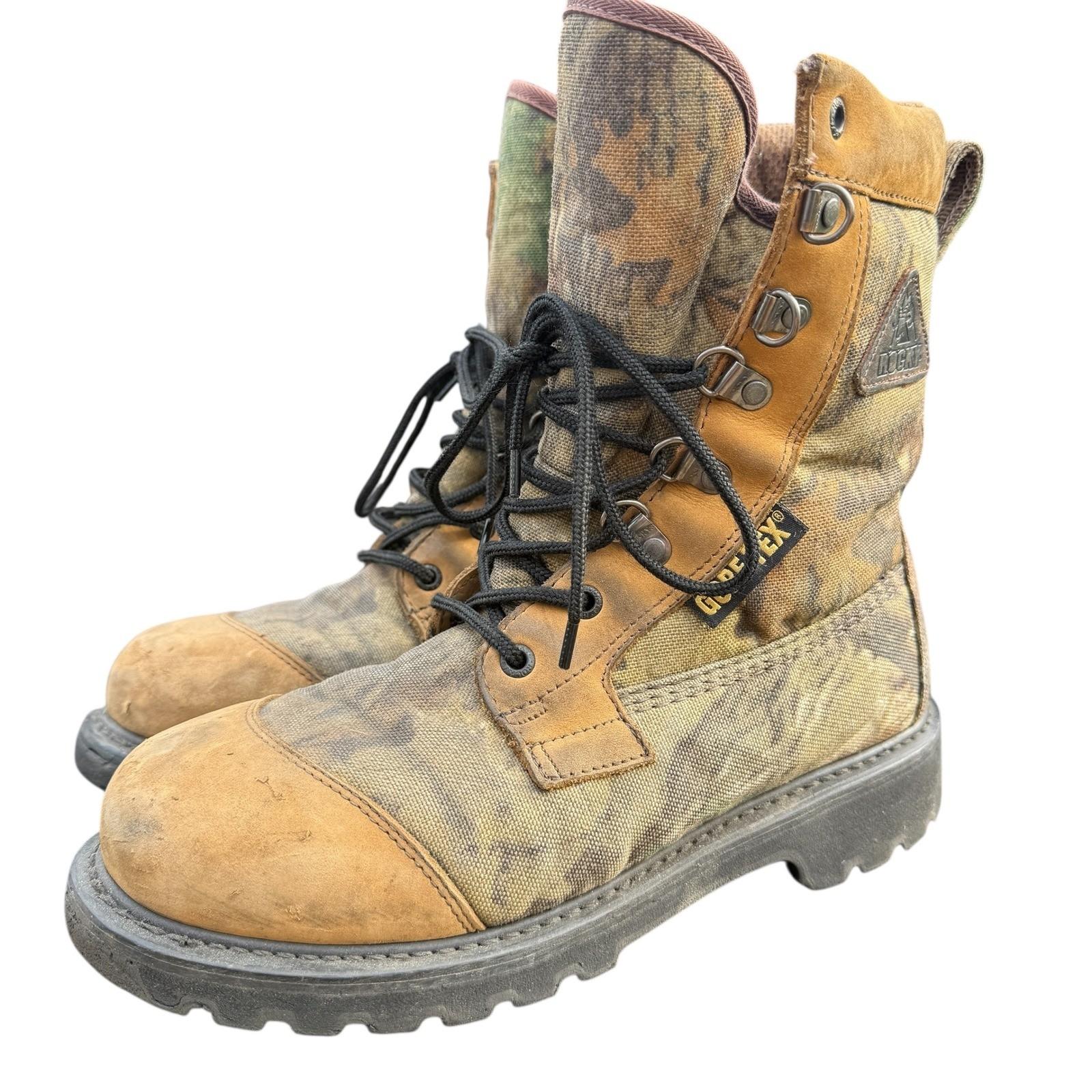 Rocky BearClaw 6123 Gore-Tex Thinsulate Hunting Work Boot Camo Men 7M Waterproof