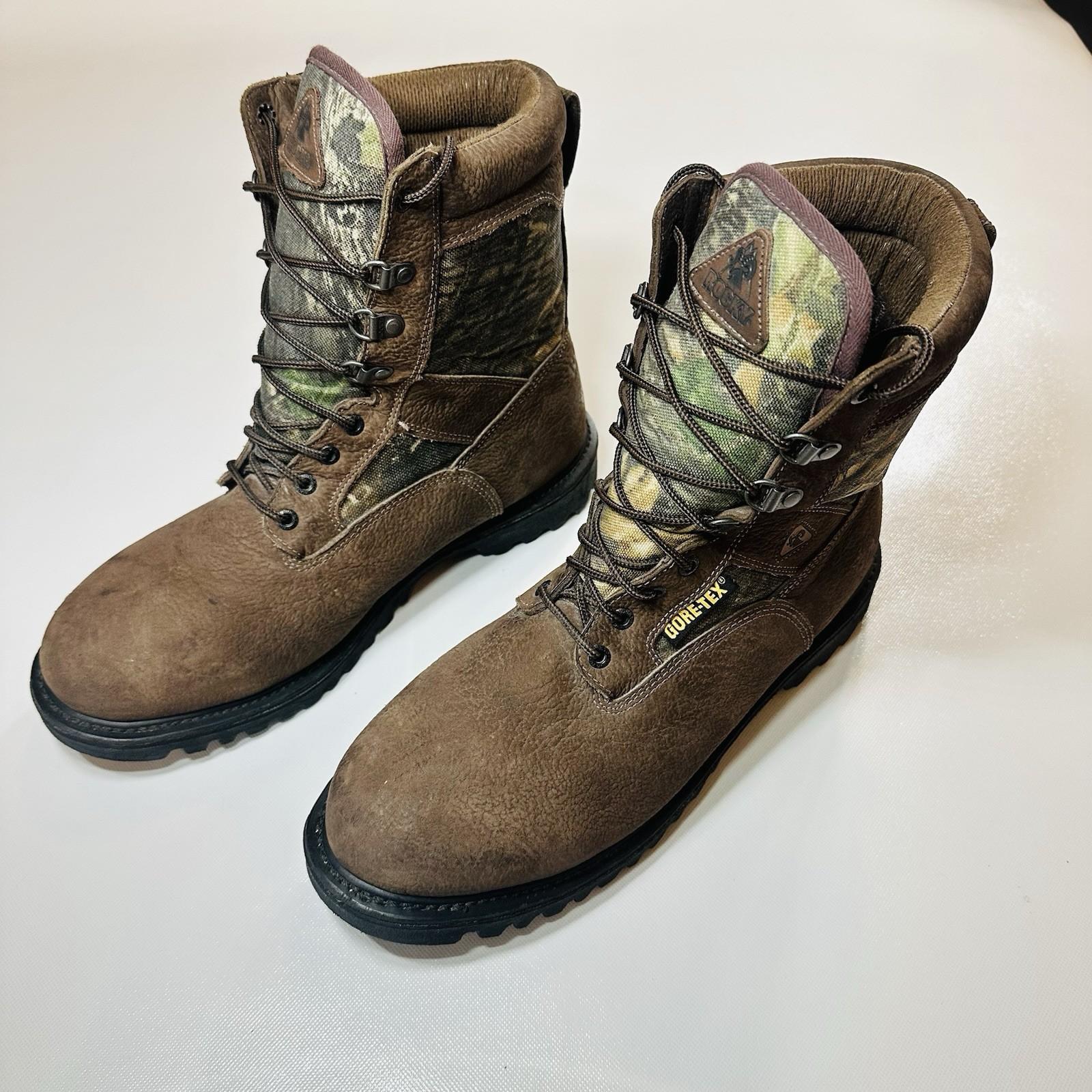 Rocky Ranger 9221 Gore-Tex Thinsulate 600g Hunting Boots Men’s 13M Leather Camo