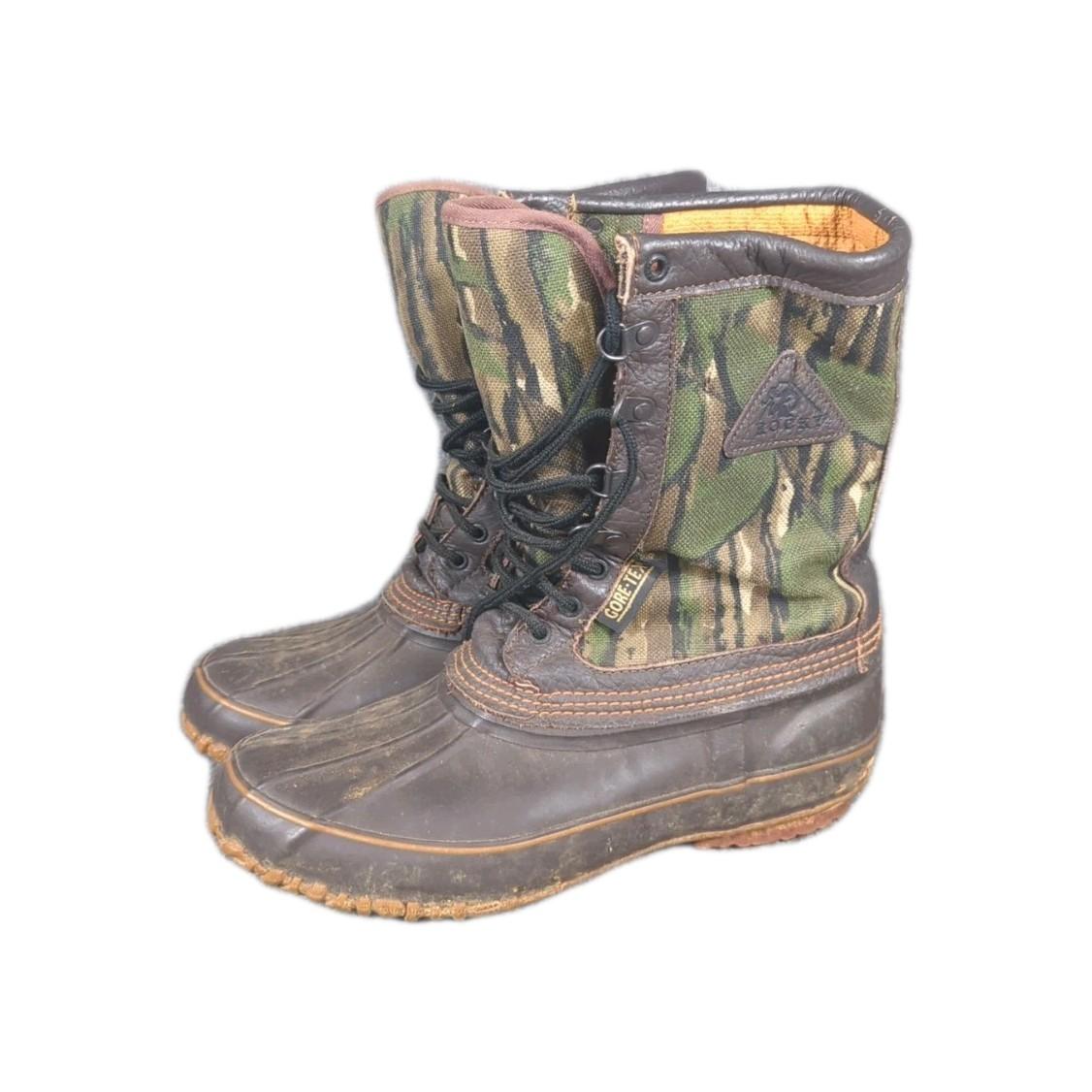 Rocky Men’s Camo Hunting Boots with steel shank Sz 10