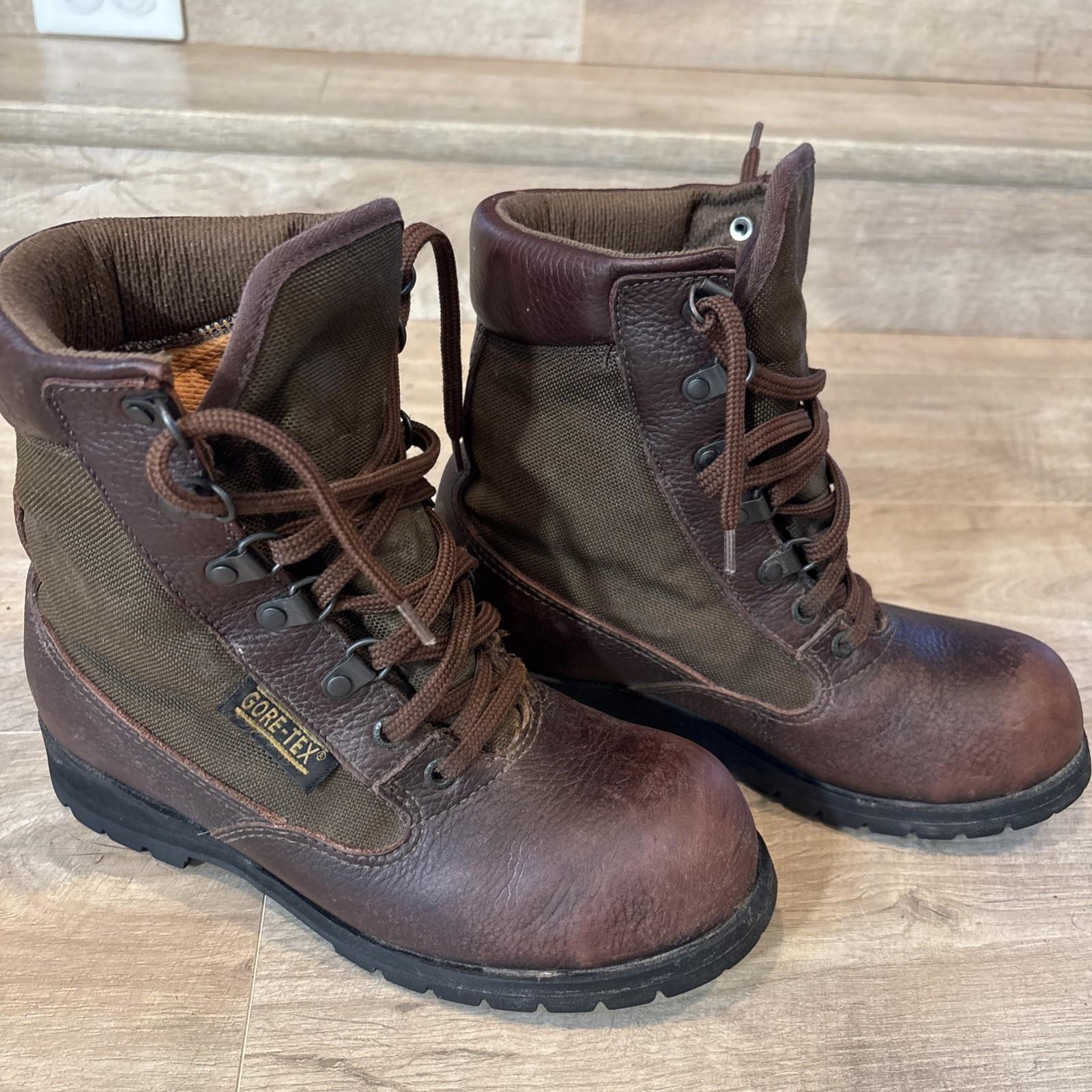 Vintage Rocky Gore-Tex 600 Gram Thinsulate Hunting Boots Leather BRN Mens 8.5 M