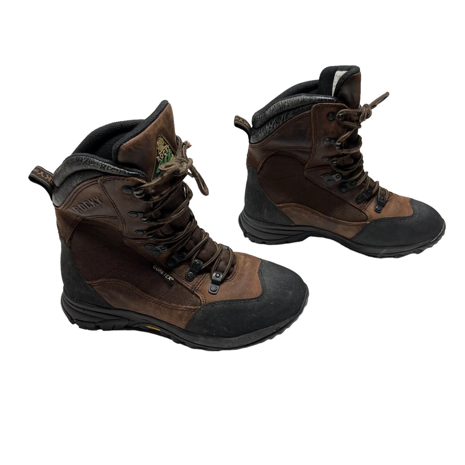 Rocky Insulated 400 Gram Composite toe Hunting Boots Size Mens 7.5 M Gore-Tex