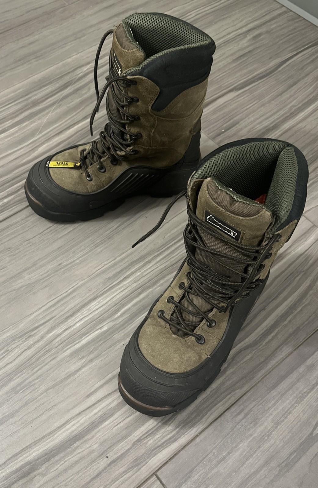 Rocky Blizzard Stalker Steele Toe Waterproof Work 1200g Insulated 9″ Men’s 8M