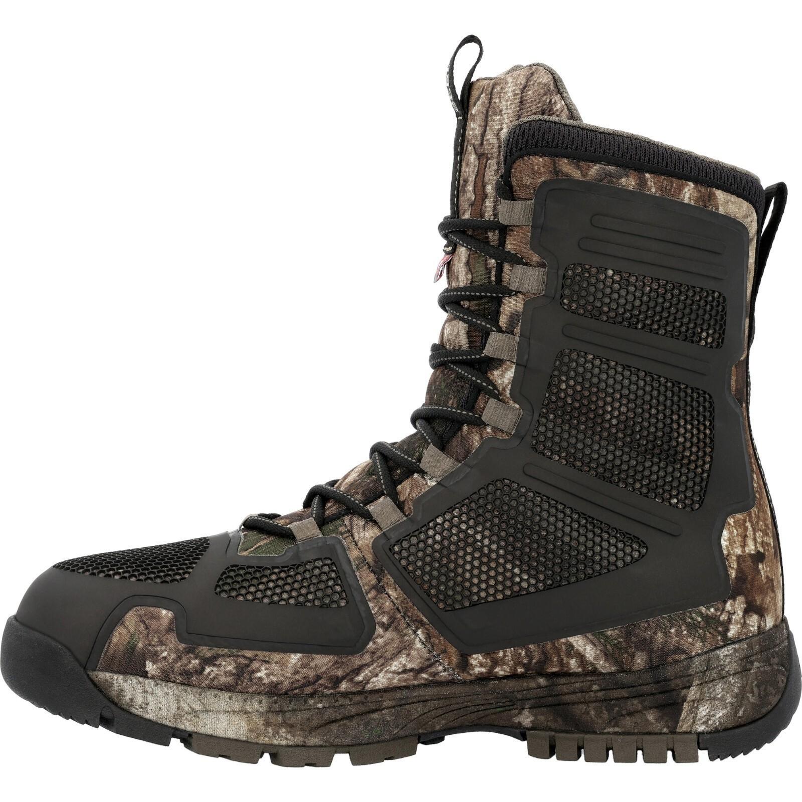 MEN’S SIZE 11 M ROCKY MEN’S QUICKFIRE 9″ 600G WATERPROOF HUNTING OUTDOOR BOOTS