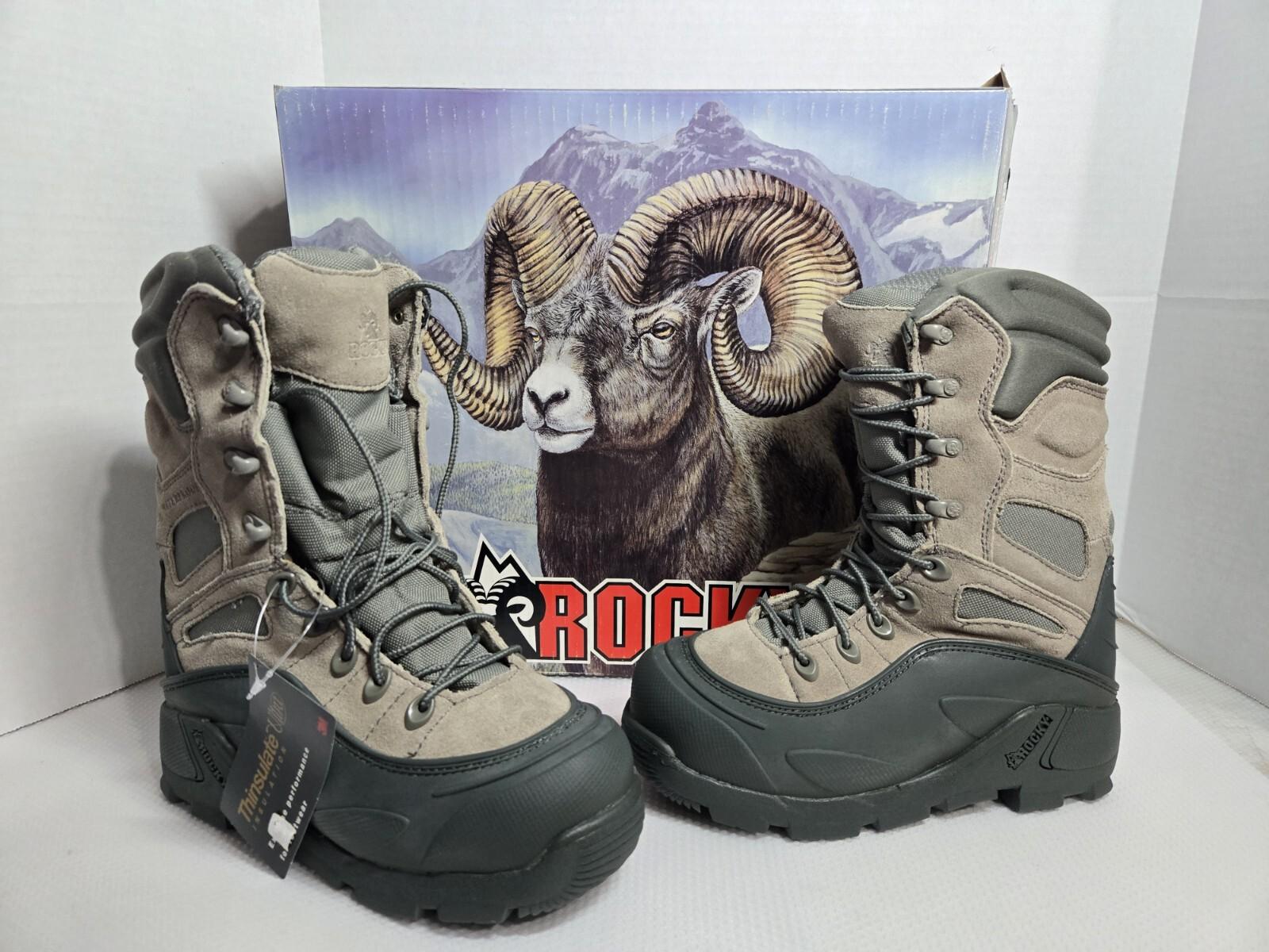Rocky Blizzard Stalker Waterproof Thinsulate 1200G RWP Sage Size 7M 7 Snow Boot