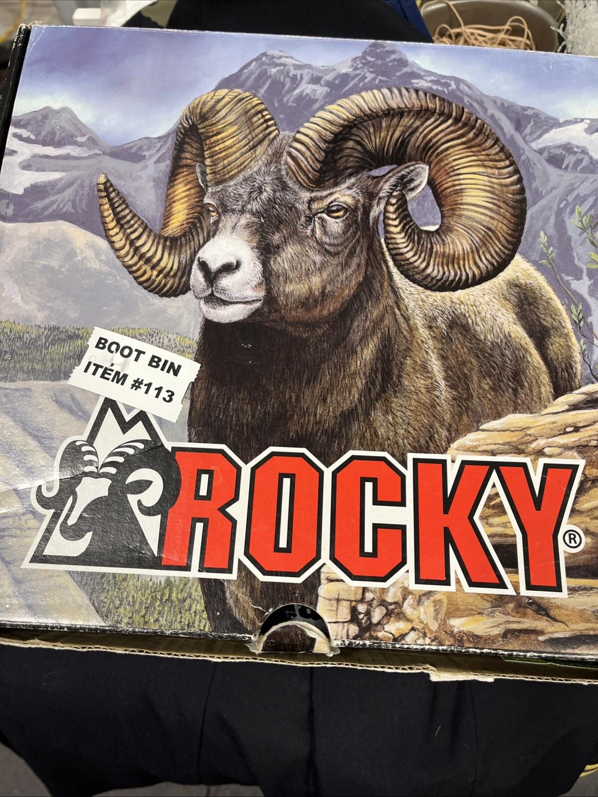 NEW IN BOX, ROCKY COLD WEATHER BOOTS, 6W. SEE PICTURES FOR BOOTS,  BOOT BIN/113