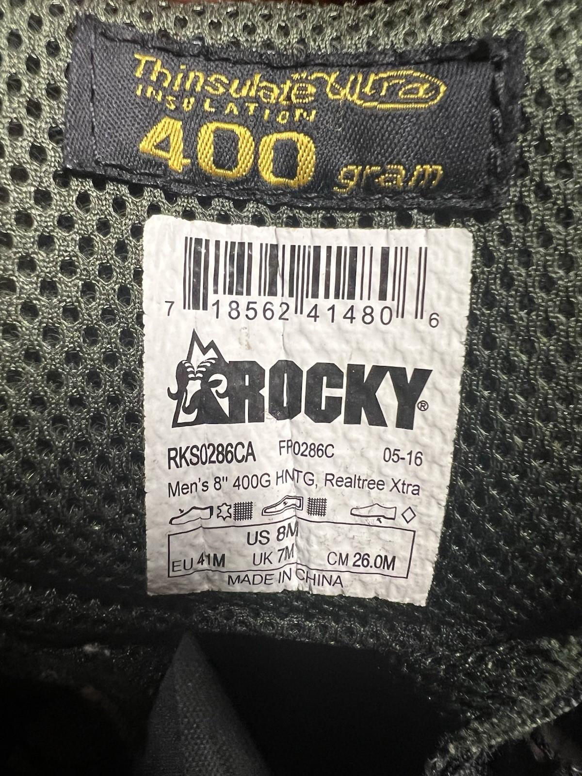 Rocky Men’s Camo Hunting Boots