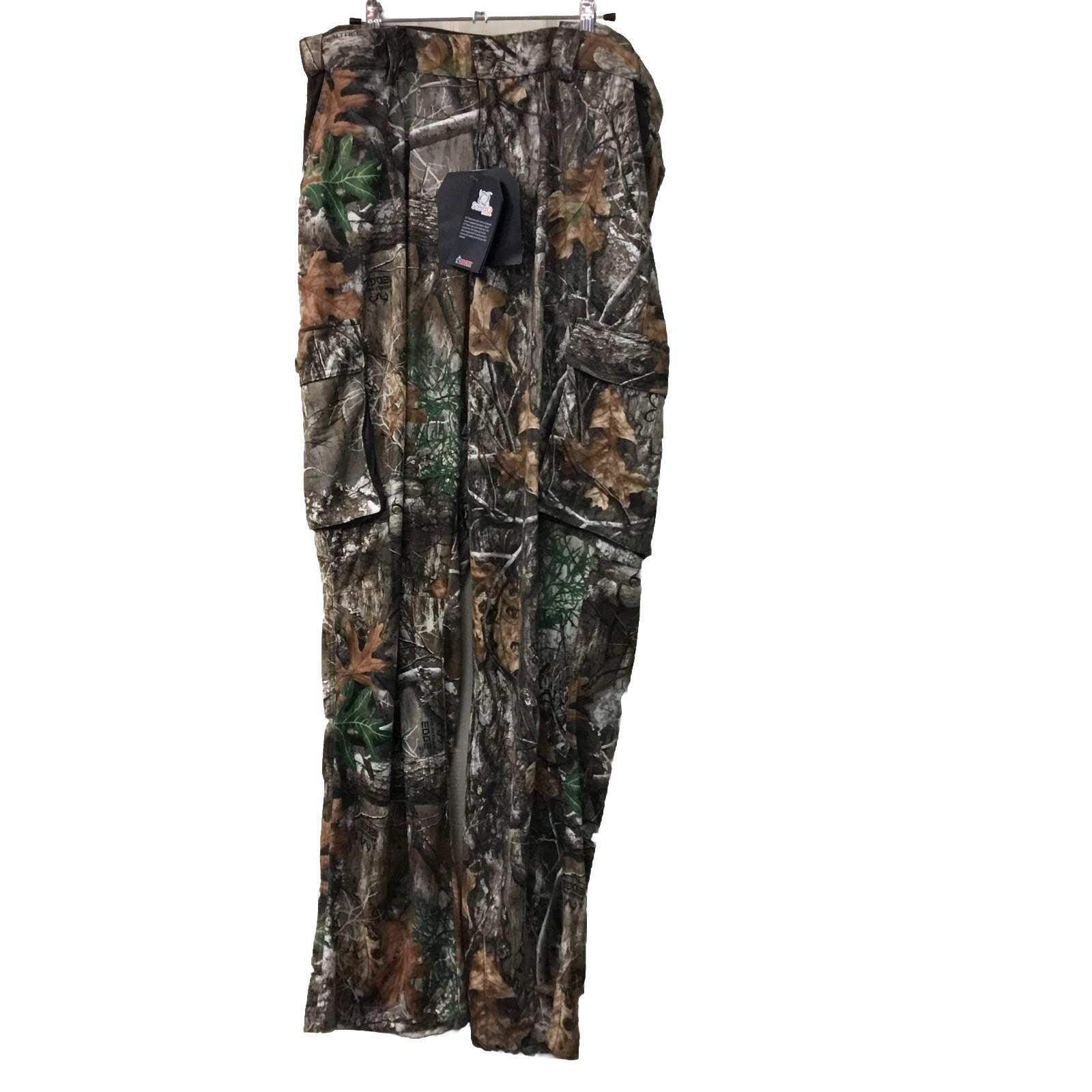 New Men’s Rocky 600555 Realtree Edge Silent Hunter Cargo Pants Size 2XL