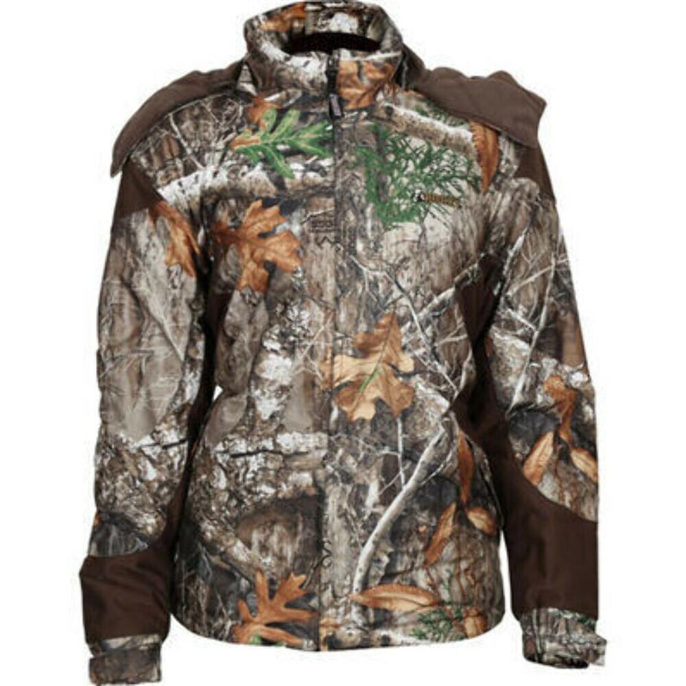 Rocky Women’s Prohunter Water/Wind Proof Parka RTE Camo, XL, 602417