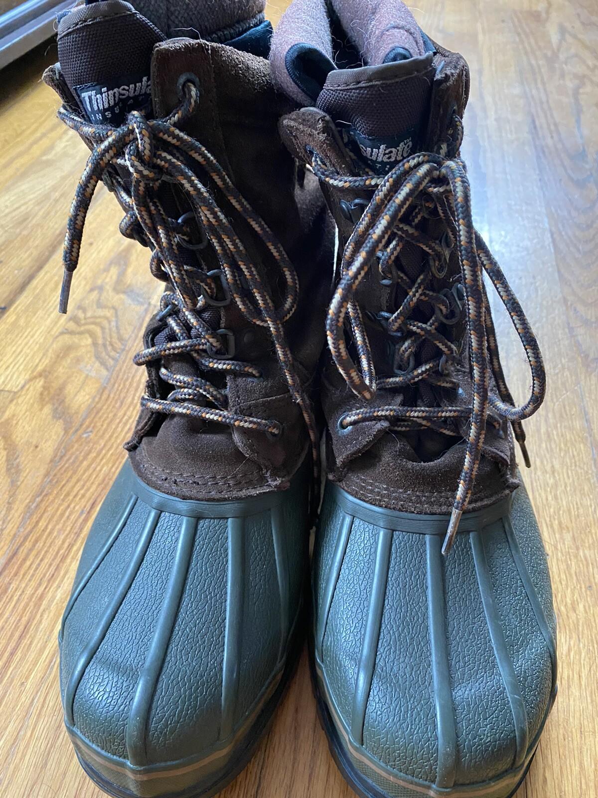 Rocky THINSULATE Weatherproof Steel Shank HUNTING BROWN BOOT SIZE 9M