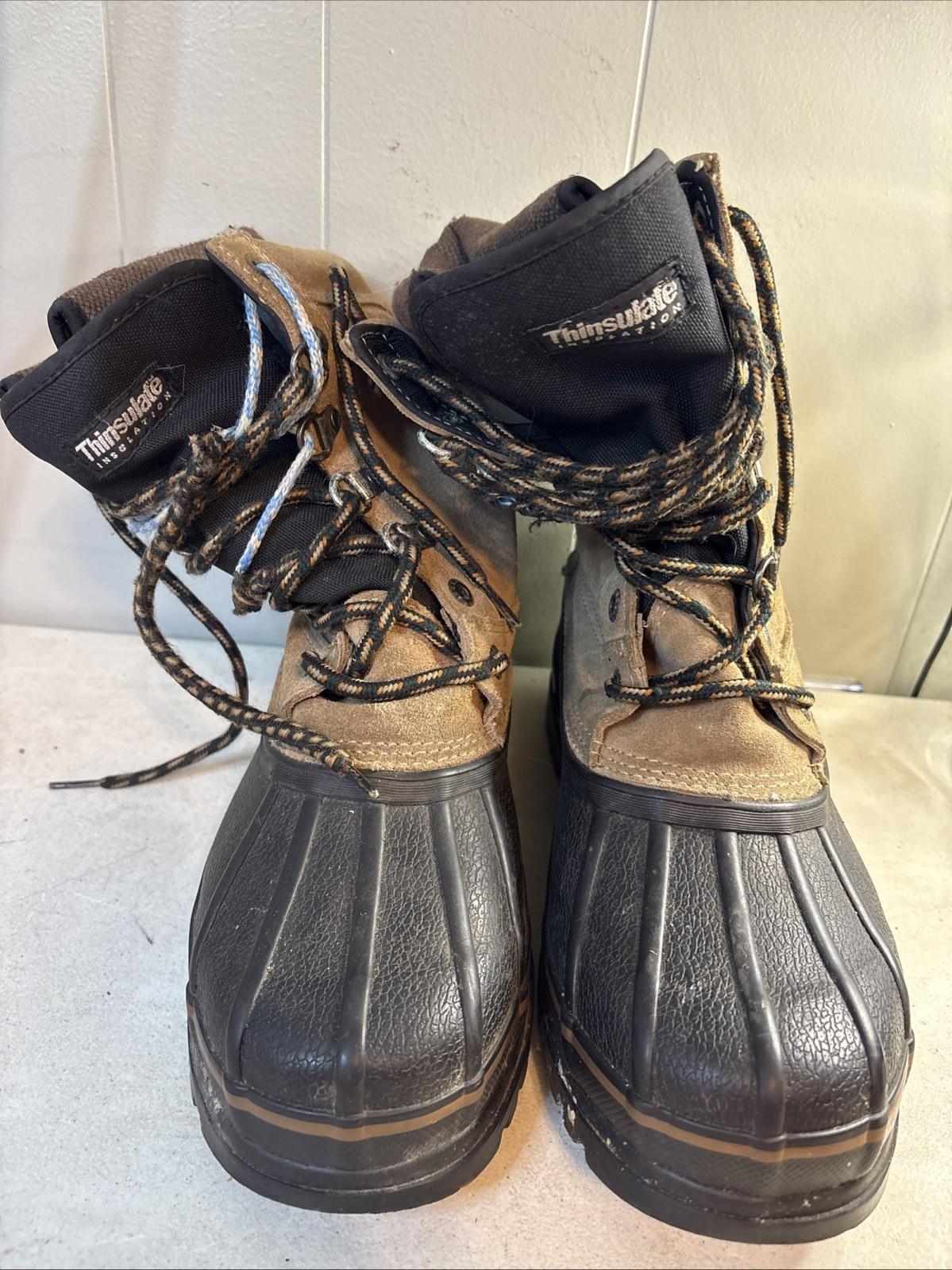 Rocky Thinsulate Ultra Insulated Winter Waterproof Hunting Boots #7856 Men’s 9M