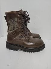 ROCKY 9177 BROWN LEATHER 800GRM THINSULATE CAMO HUNTING MENS 7M BOOTS