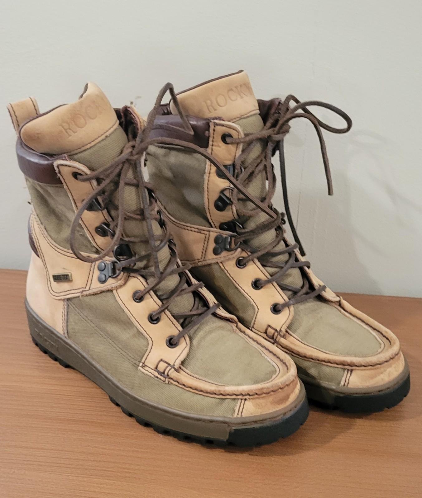 Mens Rocky Tactical Hunting Boots Gore Tex Sz 7