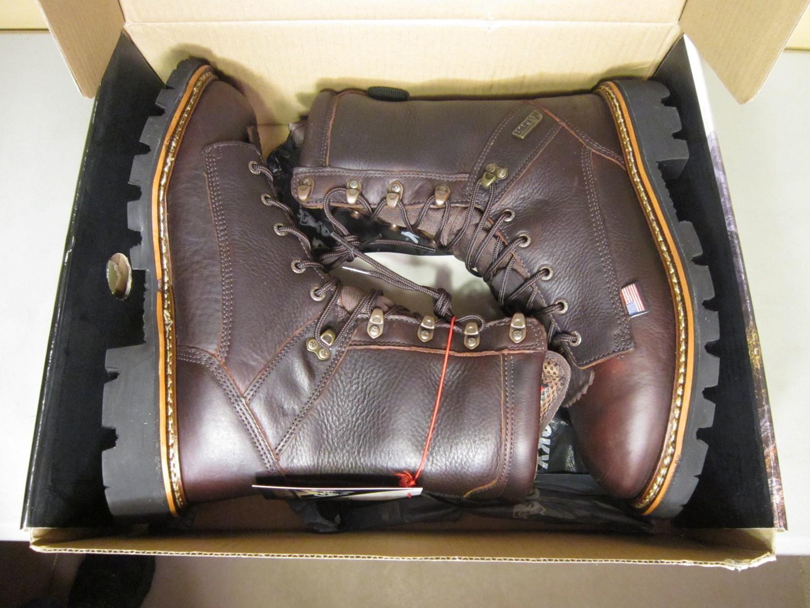 Rocky Elk Stalker boots, Mens 9M, UK 8. RKS0549. New, brown, 1000g Insulated