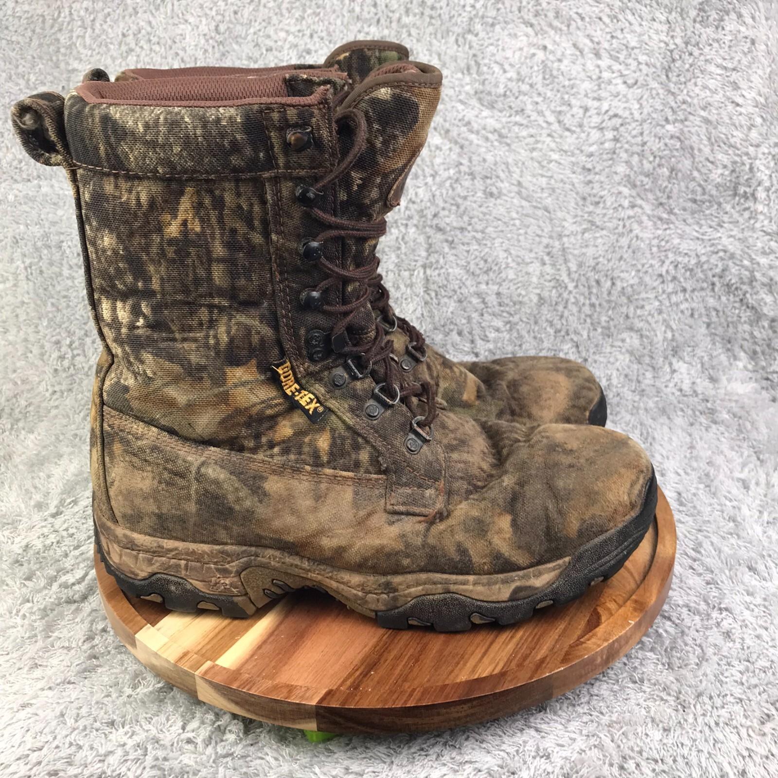 Rocky Gore-Tex Boots Mens 10M Camoflague Waterproof Hunting Combat Military