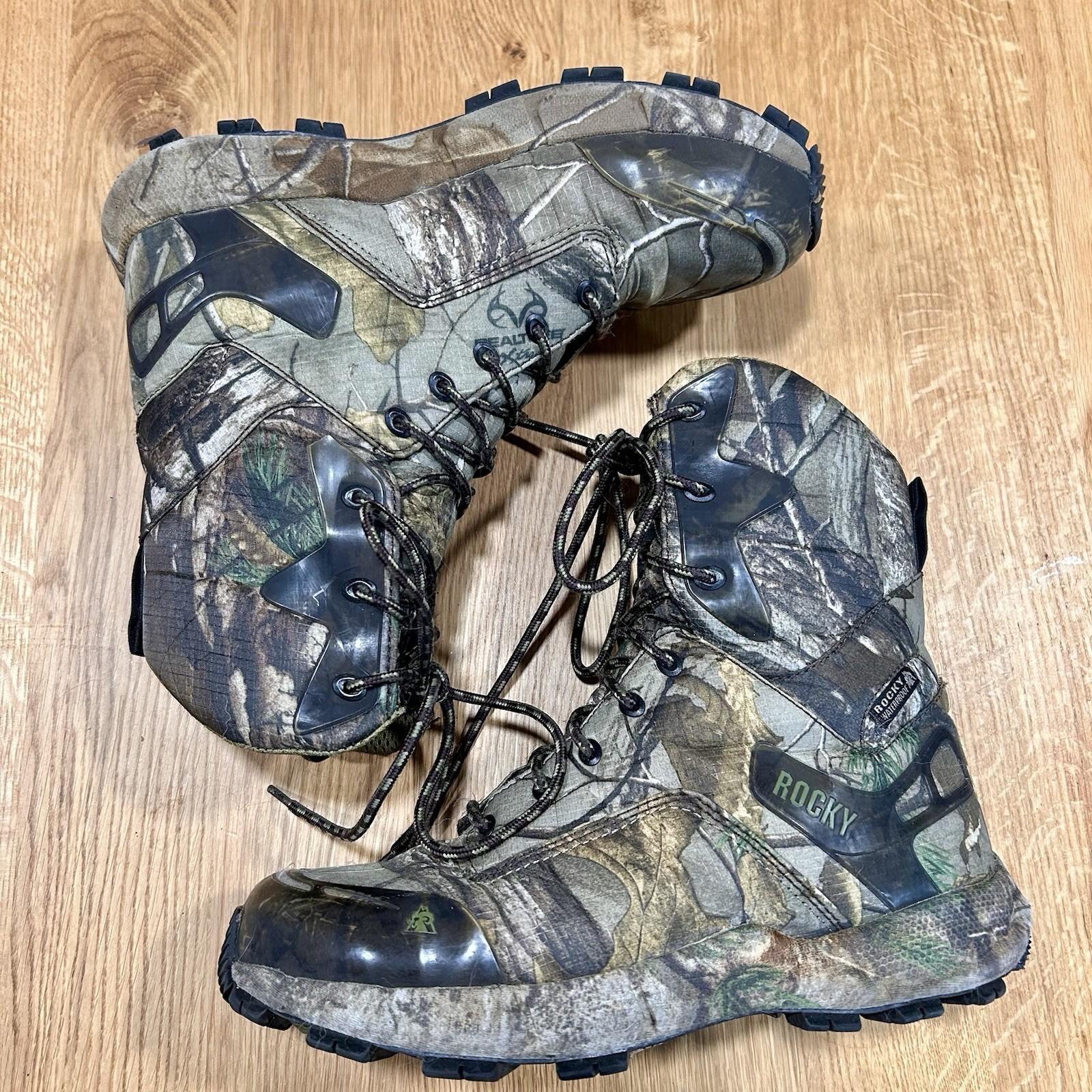 Rocky Sport Pro Hunting Boots Men’s 8.5 Waterproof 400g Thinsulate Camouflage
