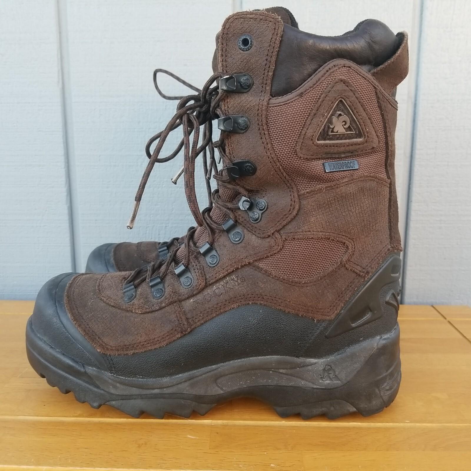 Rocky Boots Mens 8 1000G Thinsulate Hunting Leather (No Inner Sole) WATERPROOF